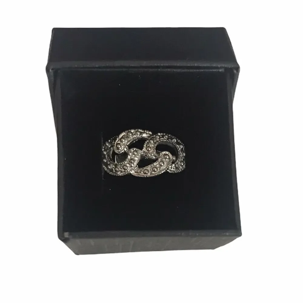 Vintage Silver Knot Lapel Pin Brooch